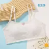 Ropa interior de algodón puro para niñas de secundaria, niños mayores, camisolas para período de crecimiento, sostenes para niñas jóvenes, sostenes para niñas de 10 años