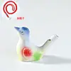 Ventas Directas de Fábrica al Por Mayor Silbatos de Pájaro de Cerámica para Agua, Silbatos de Pájaro para Niños, Populares en Zonas Turísticas, Artesanías de Cerámica para Vendedores Ambulantes