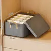 Caixa de armazenamento de guarda-roupa tipo gaveta, armazenamento em camadas para roupas íntimas e meias, caixa de armazenamento para roupas e calças, armário de armazenamento simples para casa