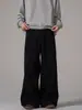 Pantalones Cargo de Pierna Ancha de Diseño Vintage Retro Americano para Hombre, Nuevos Pantalones de Caída Rectos Holgados Desgastados Modernos
