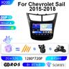 Adecuado para Chevrolet Modelo 15-18 Sail Audio-Visual Inteligente Navegación para Coche Carplay Navegación para Coche GPS