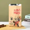 Sacos Descartáveis de Papel Kraft Revestido à Prova de Óleo, Sacos Personalizados para Embalagem de Alimentos como Panquecas e Pães, Sacos de Embalagem de Papel Glassine com Fundo Pontiagudo