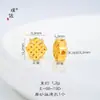 Pu Zuo Jiu não desbota acessórios foscos diy e Nó Ruyi de Peixes Tilian com furo para pulseira colar acessórios com contas