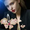 Broche de Estilo Nuevo, Pin, Ramillete, Accesorio para Traje, Diseño de Mariposa Lujoso y Sofisticado, Decoración de Alta Gama con Forma de Insecto