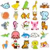 50 Adesivos de animais bonitos Bonito Crianças Graffiti Adesivos Copa Notebook Capacete Geladeira Adesivos de carro elétrico