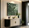 Pintura decorativa abstracta minimalista de alta gama para pared de fondo de sofá de sala de estar, arte para pared de entrada de restaurante, casa de huéspedes, hotel