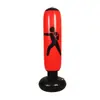Coluna de Boxe Inflável Infantil, Saco de Pancadas para Fitness em Casa, Equipamento de Boxe de Chão para Alívio de Estresse Infantil