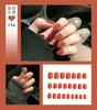 Tina manicure Europeu e Americano curto desgaste manicure fosco fosco falso unha peça terminada unha manicure coleção de ferramentas