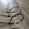 Bridas de Nylon Autocierre Serie Hbl50 Blanco y Negro Bicolor Plástico para Agrupar Cables Correas Multiespecificación