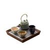 Los Cinco Hornos Famosos de la Ciudad Prohibida, Juego de Té Kung Fu de una Tetera y Cuatro Tazas, Juego de Caja de Regalo de Tetera y Taza de Té de Cerámica de Alta Gama, Regalos Personalizados