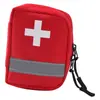 Kit de Primeiros Socorros Portátil para Exterior, Kit Médico Multifuncional à Prova d'Água, Kit de Emergência com Tira Refletora para Montar no Carro, Conjunto de Seis Peças para Armazenamento de Medicamentos