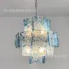 Lustre de luxo leve Murano estilo francês, sala de estar minimalista francesa, quarto, luminária de parede decorativa de cabeceira, lustre de sala de jantar, luz de corredor
