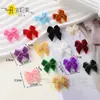 Punto Terciopelo Cisne Cinturón Envuelto Lazo Pequeño Accesorios para Ropa Accesorios DIY Lazo Accesorios de Invierno Navidad