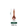 Cuchara para Arroz y Espátula de Mango Largo de Laca Antigua Kemu Transfronteriza para Uso Doméstico, Espátula Especial para Sartén Antiadherente, Cuchara para Sopa, Espátula de Cocina, Utensilios de Cocina de Madera