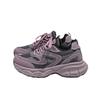 Sapatos Dad Roxo com Solado Grosso Resistentes à Sujeira Sapatos Femininos Explosões Novas Primavera 2025 Versátil Respirável Casuais Esportivos Sapatos de Corrida