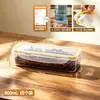 BNBS Caja de almacenamiento sellada de grado alimenticio, recipiente para almacenamiento de granos en el hogar, almacenamiento en gabinete para productos secos y fideos, caja de conservación de alimentos