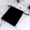 Caja de regalo para accesorios de exhibición de PE, cubierta de cielo y tierra, caja de regalo de joyería negra retro, caja de papel kraft negro, bolsa de regalo de joyería