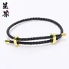 Corda de Colar Trançada Nova Feita à Mão, Corda Dourada para Homens e Mulheres, Corda para Pendurar Pingente, Buda de Jade, Guanyin, Fivela da Paz, Tecelagem de Corda Pixiu