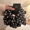 Elástico de Cabelo Scrunchie Floral para Mulheres 2023 Novo Acessório de Cabelo para Coque de Verão Alta Elasticidade Não Danifica o Cabelo
