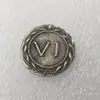 Artesanías antiguas griegas estilo 16 cobre plateado plata dólar de plata antiguo redondo plata al por mayor