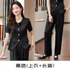 Traje de Moda Elegante de Verano de Alta Gama Traje Ropa de Trabajo para Mujer Técnico de Belleza Ropa de Negocios Traje para Mujer