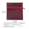 Stock Disponible Bolso de Joyería con Cremallera de Seda Artificial Pequeño Monedero de Satén Bolsa de Almacenamiento para Pulseras y Cuentas