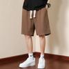 Pantalones Cortos de Waffle para Hombre Ropa de Exterior de Verano Casual Sueltos Transpirables Finos Deportivos de Baloncesto de Cinco Puntos Verano