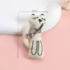 Novo Gato de Pelúcia 3D Estilo Coreano Desenho Animado, Laços de Cabelo Infantis Feitos à Mão DIY, Presilhas de Cabelo, Acessórios para Sapatos e Chapéus, Acessórios para Roupas