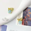 Colgante de Aleación de Flor y Abeja Exquisito Encanto Materiales para Pulsera Collar Cadena de Teléfono Accesorios Hechos a Mano DIY