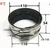 Adaptador de Tubo de Ferro Fundido para Tubo de PVC Conexão 110 Redutor Junta 50 63 75 Roteamento de Tubo de Drenagem da Cozinha
