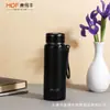 Nova Caneca Térmica de Grande Capacidade com Alto Valor Estético, Portátil, Design Simples para Homens e Mulheres, Adequada para Uso no Carro, Negócios, Preparo de Chá, Anti-Queda, Garrafa de Água para Exterior