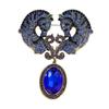 Broche de Moda Explosiones Europeas y Americanas de Alta Gama para Mujer Retro Sensación de Alta Gama Nicho Exagerado Diamantes Incrustados Animal Ramillete Pin Accesorios