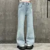 Jeans Feminino Novo Primavera 2026 com Strass, Cintura Alta, Emagrecedor, Jeans Flare Fashion