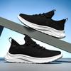 Outlet de Fábrica Comercio Exterior Zapatos de Hombre talla grande Zapatos de Malla Huecos Transpirables Zapatillas Casuales de Hombre Ligeras de Suela Blanda Zapatos para Correr