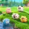Miniaturas Fofas de Tigre e Panda, Adoráveis Acessórios de Decoração DIY para Paisagismo de Jardim, Pequenos Enfeites