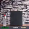Nuevo tablero de fondo de pizarra negra para fotografía de alimentos, accesorios decorativos para postres, filetes, platos de cena y manteles individuales