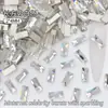 2*4mm Retangular Manicure Colorido Fundo Plano Formato Especial Decoração de Manicure Material para Unha Usável Diamante de Manicure Xiaohongshu