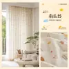 Cortina de Crema Infantil Cortina Transparente Lino Calabaza Cortina Transparente Transmite la Luz pero No es Transparente para Habitaciones de Niñas y Niños Shaoxing Keqiao Cortina Transparente para Ventana