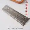 Herramienta para Enhebrar Hilo de Acero Suave Hecho a Mano para Abalorios DIY Herramienta para Enhebrar Agujas de Abalorios Accesorios para Enhebrar Cuentas