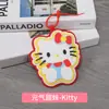 Colgante de Tela No Tejida Gato Kt Decoración de Bolsa Nick Judy Llavero Crayon Shin-Chan Colgante de Tela No Tejida en Forma de Estrella