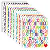Pegatinas de Letras de 1 pulgada Pegatinas Artísticas de Vinilo Manualidades DIY Pegatinas de Letras para Cocina