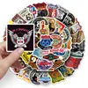 50 Piezas de Pegatinas Creativas Estilo Retro Geniales y Personalizadas de la Ruta 66, Caja de Almacenamiento, Taza Térmica, Audífonos, Pegatinas Impermeables