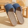 Pantuflas de Lino para Casa Suela Gruesa Paja Pantuflas para Hombre y Mujer para Casa Interior Antideslizantes Sin Mal Olor Pies Verano Venta al Mayoreo