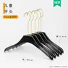 Cabides Personalizados com Logo para Roupas Femininas para Lojas de Roupas Acrílico Especial Preto Masculino Corda de Algodão Infantil Suporte de Roupas Plástico Antiderrapante