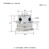 Link Acessórios para Impressora 3D Cnc Roda Síncrona 2Gt Polia de Correia Gt2 Tipo K Tipo Bf Tipo Af Brilhante