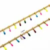 En Stock Acero Inoxidable Dorado Color Mixto Gota de Aceite Cadena para el Pie Cadena de Cienpiés Lateral para el Cuerpo Pulsera DIY Collar Tobillera Cadena de Joyería