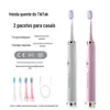Escova de Dentes Elétrica Infantil Wisdent Desenho Animado Fofo Cerdas Macias Cabeça de Escova Fabricante Atacado Portátil Divertida Modelo Infantil USB