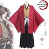 Demon Slayer: Kimetsu No Yaiba, Traje Cosplay Jiguoyuanyi, Espadachim da Respiração Anime Cosplay Conjunto Completo de Quimono Japonês