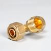 Conexión de tubería de aluminio plástico solar hebilla de cobre 1620 especificaciones completas 6 puntos accesorios para agua caliente y fría codo directo tee