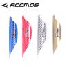 Pluma espiral pluma espiral 1.56 pulgadas pluma espiral inversa troquelada Nueva pluma espiral flecha de tiro con arco flecha de aluminio con pegamento de enrollado
